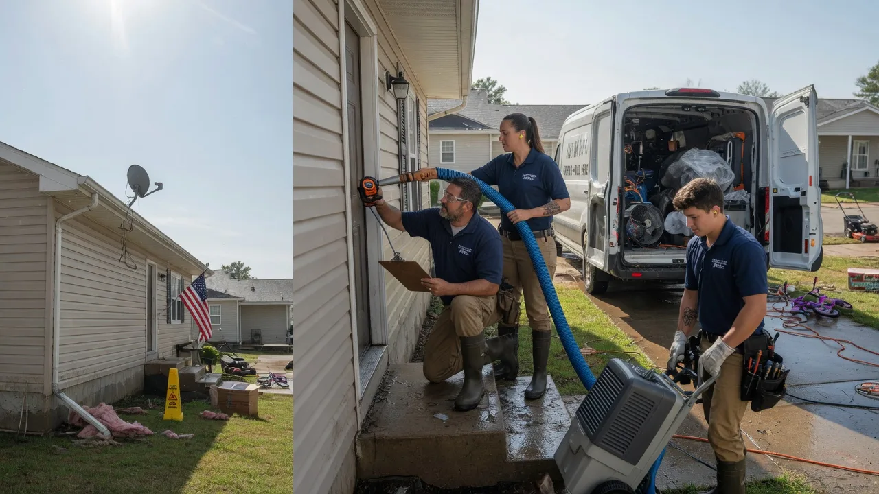 Ceiling Water Damage Restoration in Jennings, LA near me